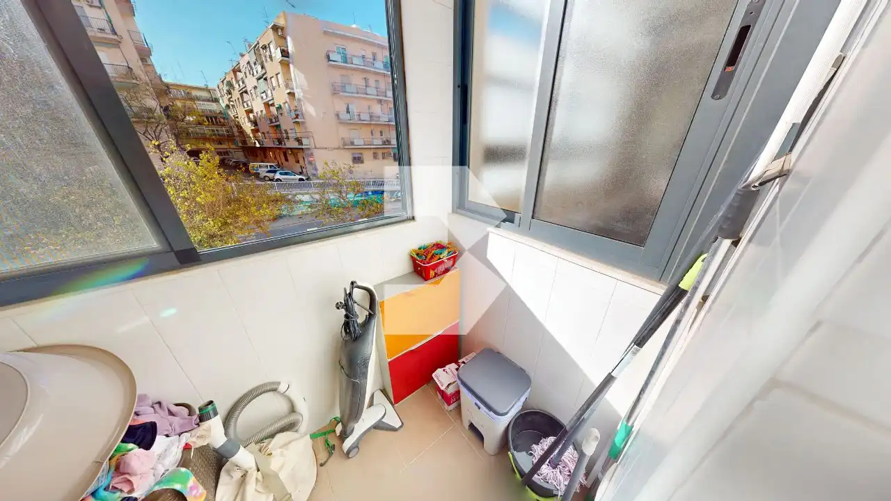 Terrasse von Wohnung zum Verkauf in Alicante / Alacant mit Klimaanlage, Parkett und Terrasse