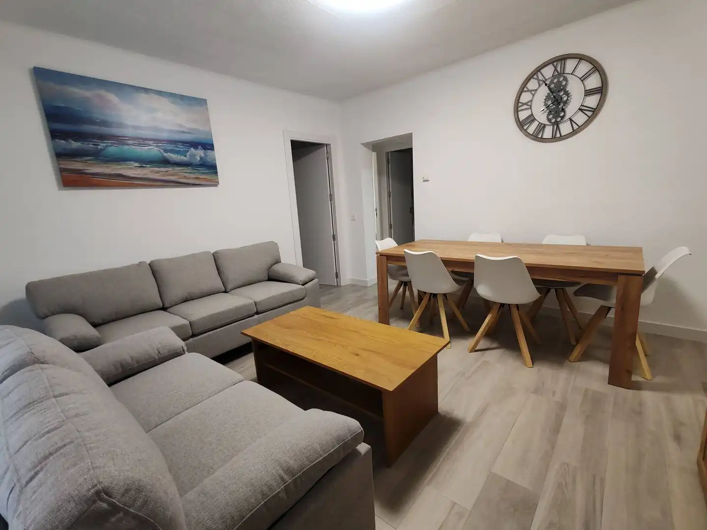 Sala d'estar de Pis per a compartir en Salamanca amb Calefacció i Moblat