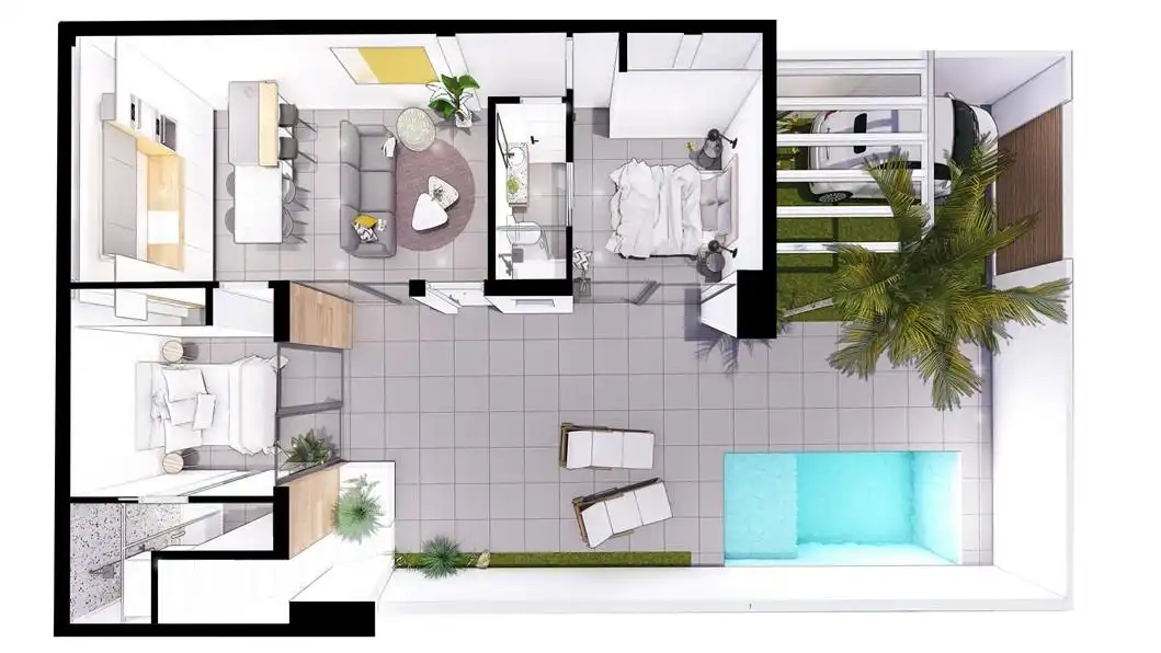 Dormitori de Casa o xalet en venda en Alhama de Murcia amb Jardí privat, Terrassa i Traster