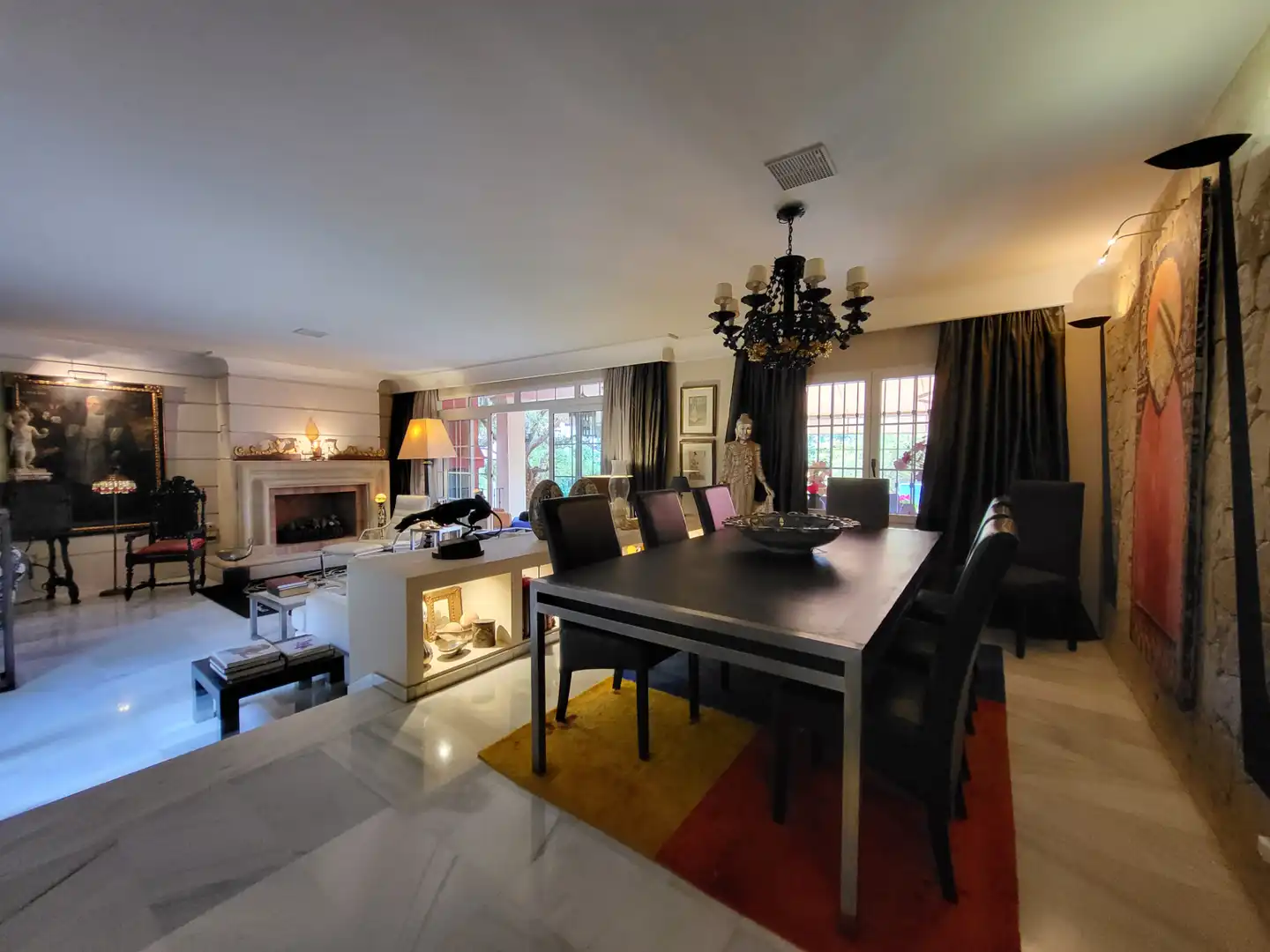Comedor de Casa o chalet en venta en Marbella con Aire acondicionado, Jardín privado y Terraza