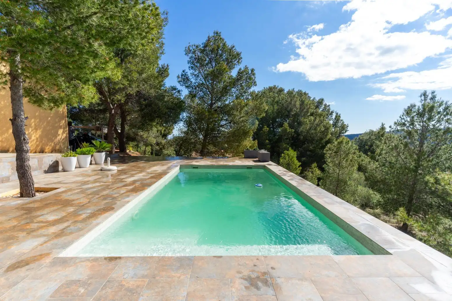 Piscina de Casa o xalet en venda en Mula amb Parquet, Terrassa i Moblat