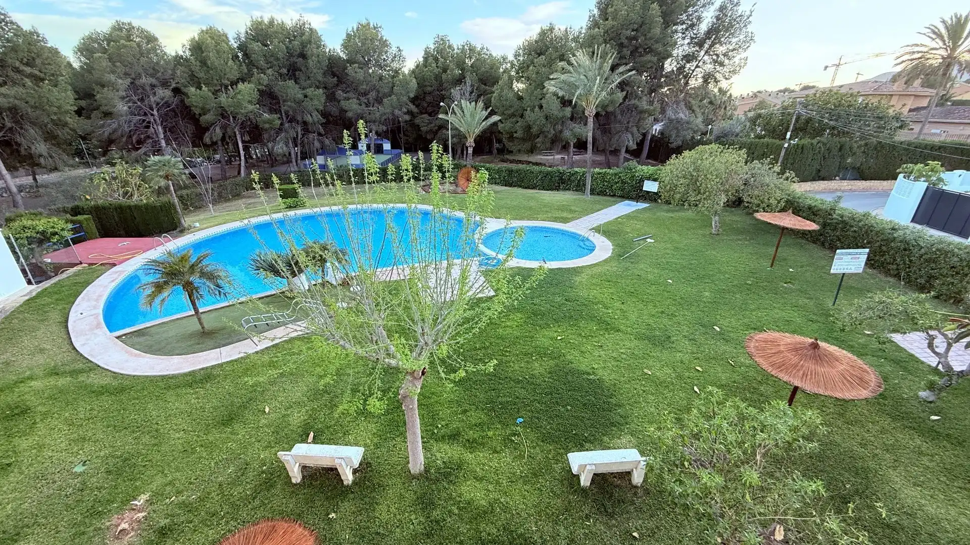 Swimming pool of Detached homes for sale in La Nucia  with Air Conditioner, Heating and Private garden