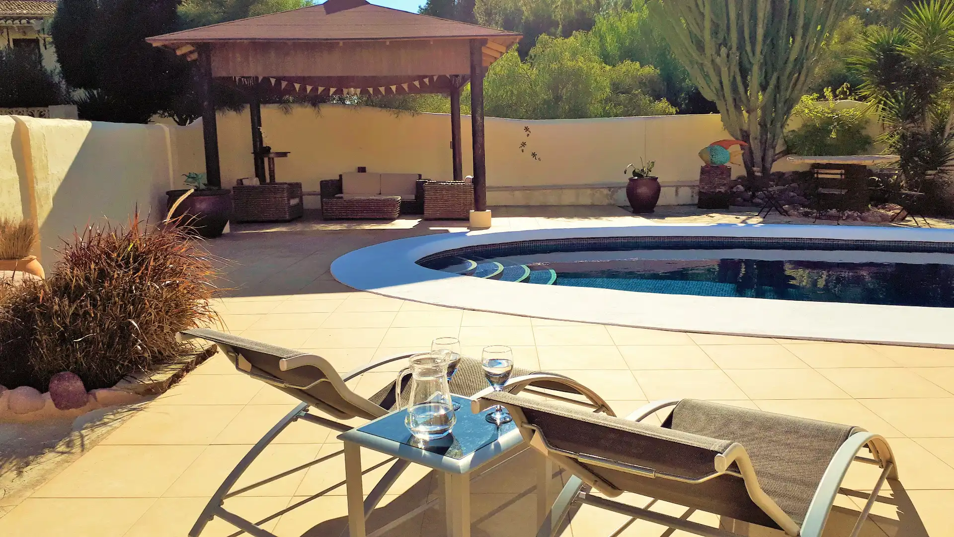 Terrassa de Casa o xalet en venda en Benissa amb Aire condicionat, Calefacció i Jardí privat