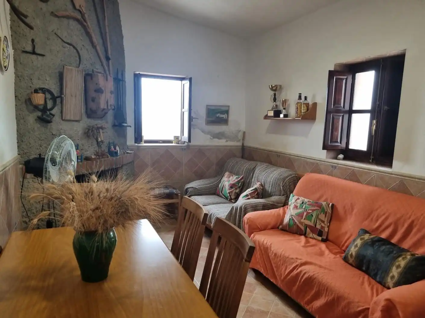 Sala de estar de Casa o chalet en venta en Casarabonela con Jardín privado, Terraza y Trastero