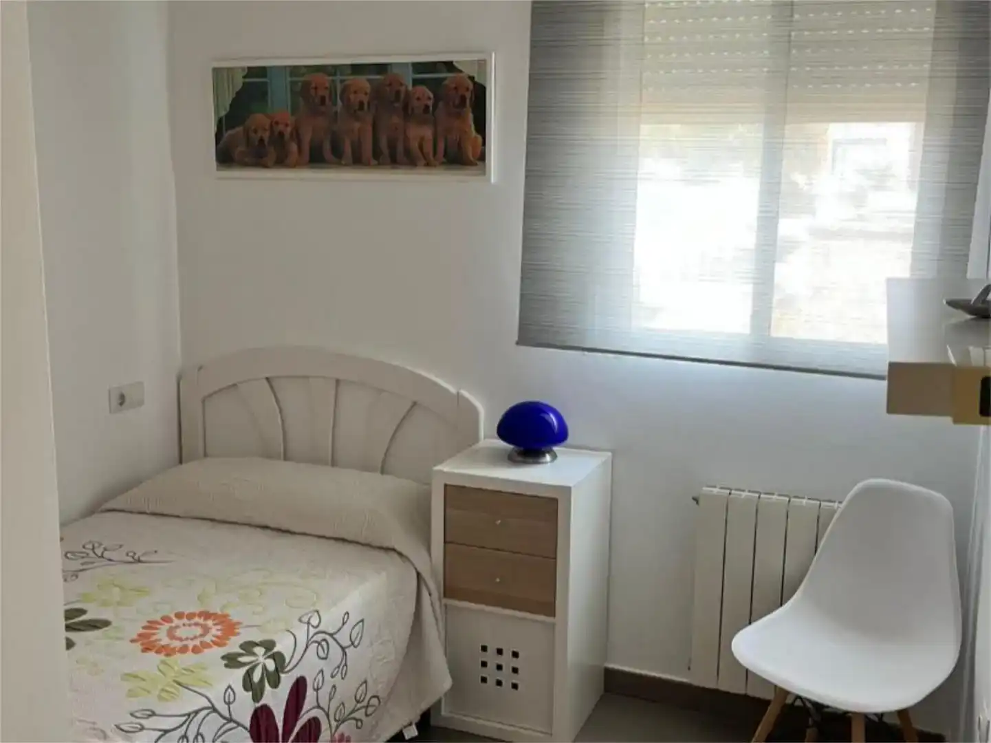 Dormitori de Casa o xalet de lloguer en La Pobla de Vallbona amb Aire condicionat i Piscina