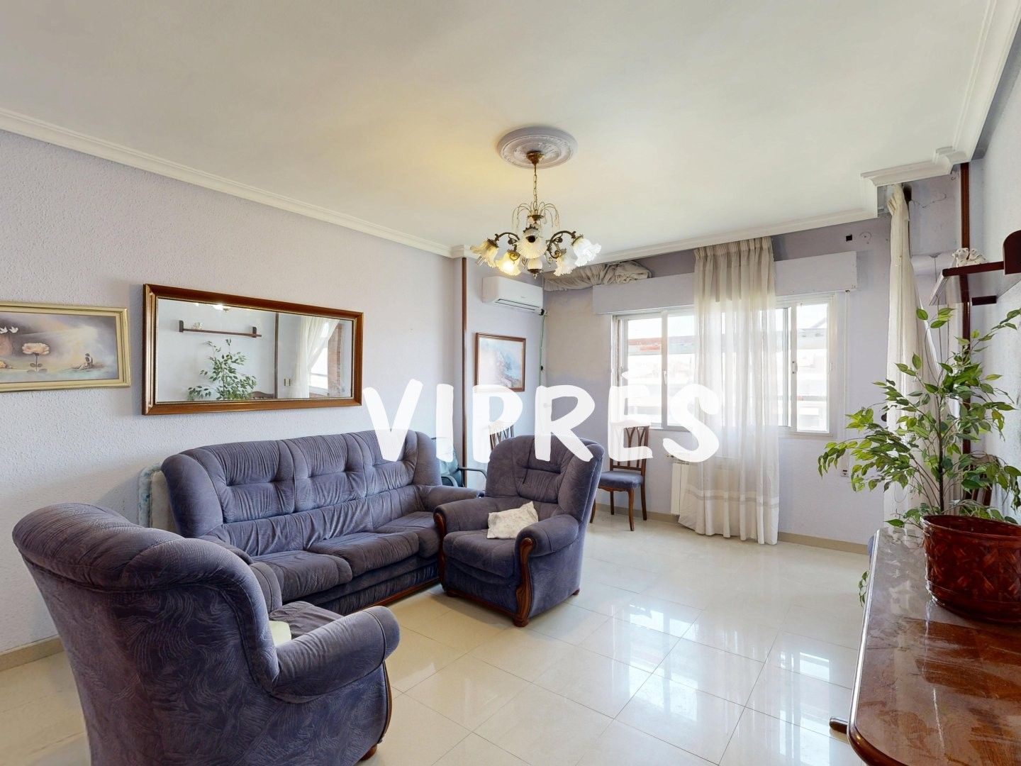 Living room of Flat for sale in Cáceres Capital  with Air Conditioner and Heating