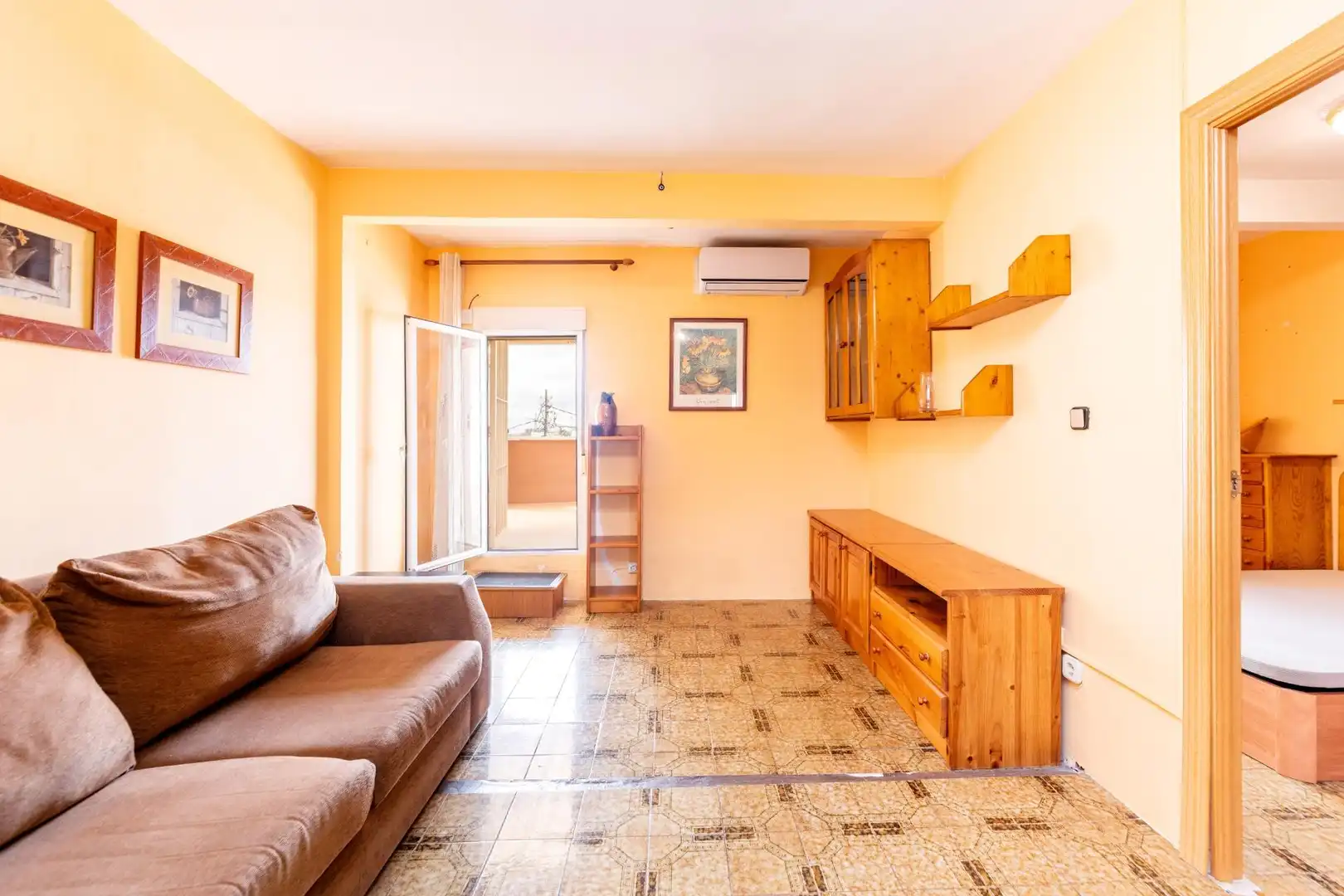 Sala de estar de Ático en venta en  Madrid Capital con Aire acondicionado, Terraza y Amueblado
