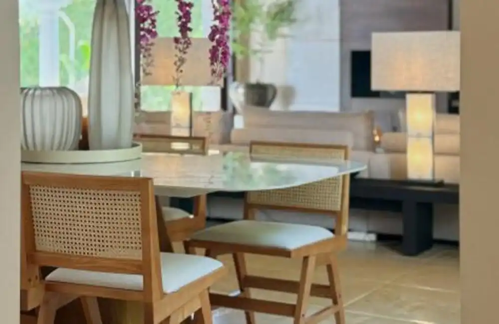 Dining room of Houses for rent in Marbella  with Air Conditioner, Private garden and Terrace