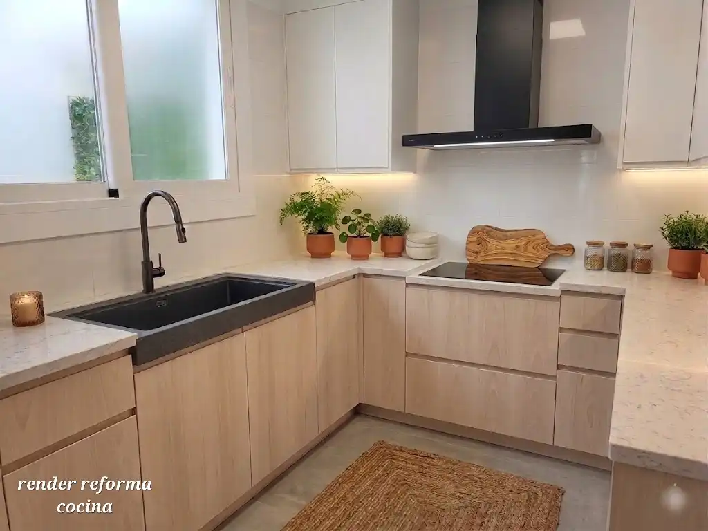 Cocina de Piso en venta en Sabadell con Calefacción, Parquet y Terraza
