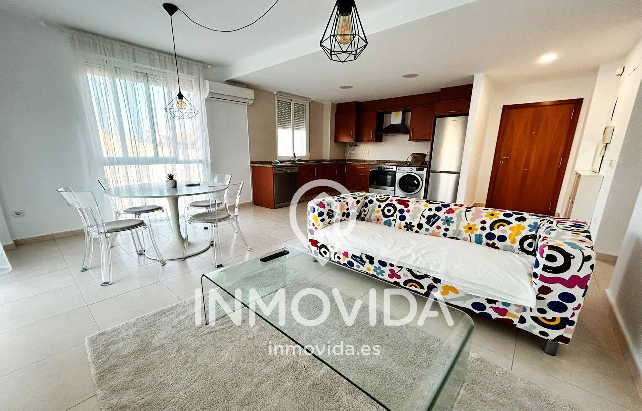 Sala de estar de Piso en venta en Llocnou d'En Fenollet con Aire acondicionado, Terraza y Trastero