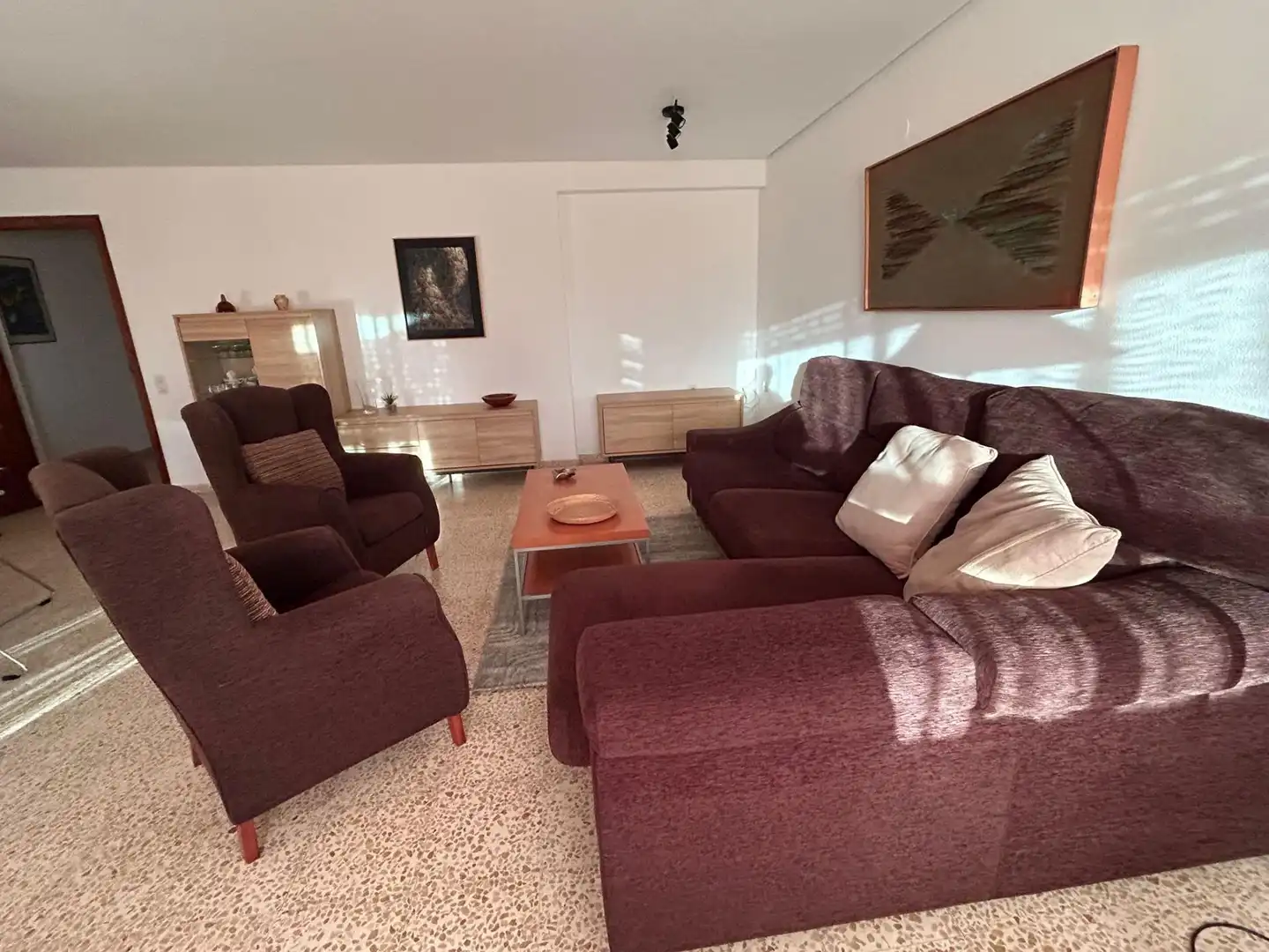 Sala de estar de Piso de alquiler en Alboraya con Amueblado y Balcón