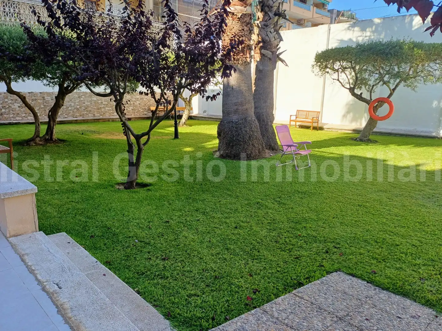 Garten von Dachboden zum Verkauf in Calafell mit Klimaanlage, Terrasse und Abstellraum