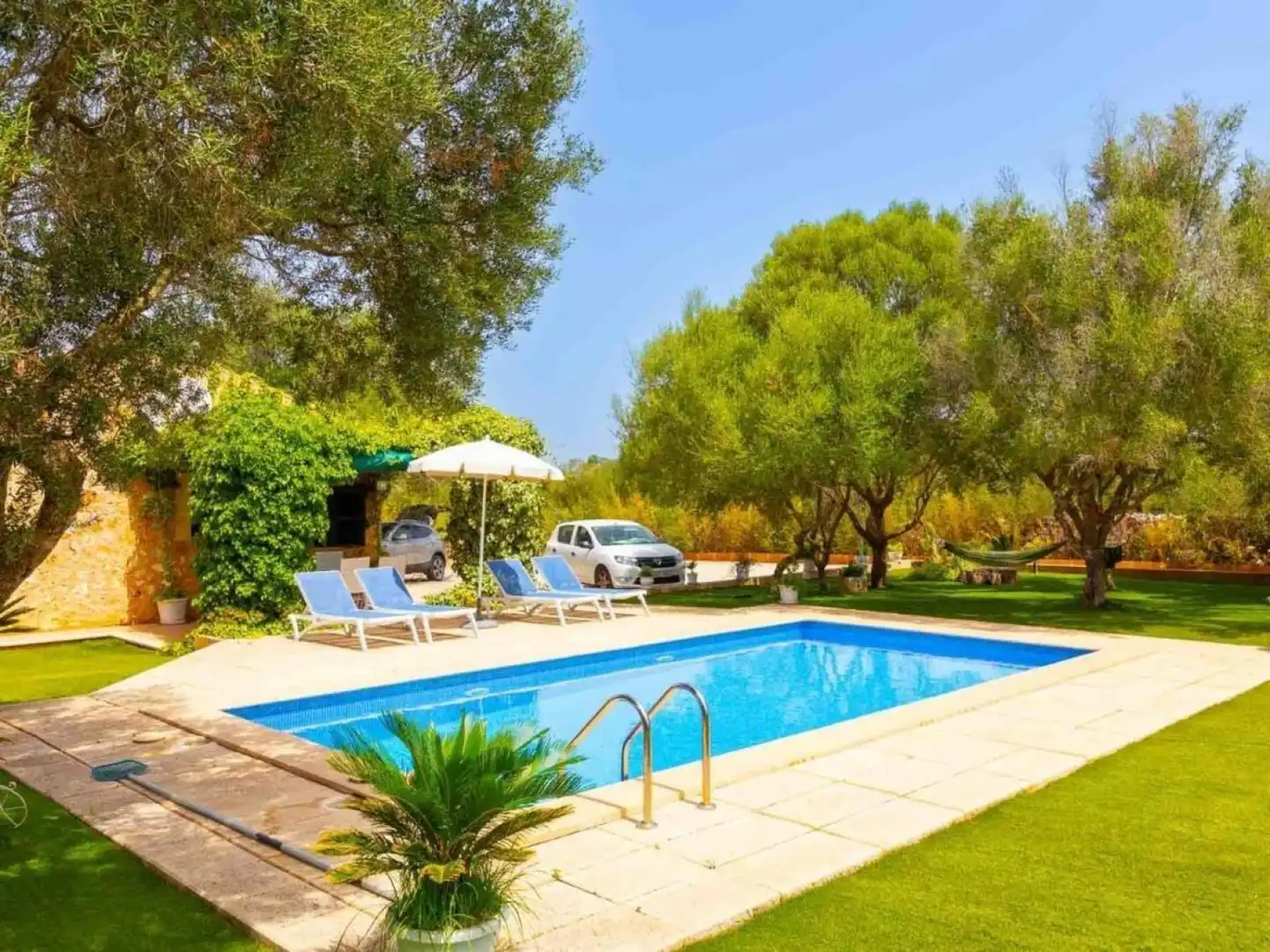 Piscina de Casa o xalet de lloguer en Santa Margalida amb Aire condicionat, Calefacció i Terrassa