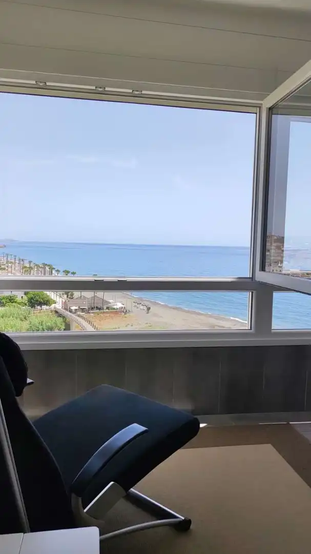 Bedroom of Study for rent in Algarrobo  with Air Conditioner, Swimming Pool and Furnished