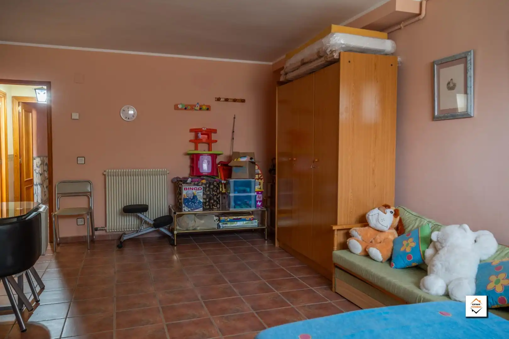 Bedroom of Houses for sale in Zaragoza  with Air Conditioner, Heating and Private garden