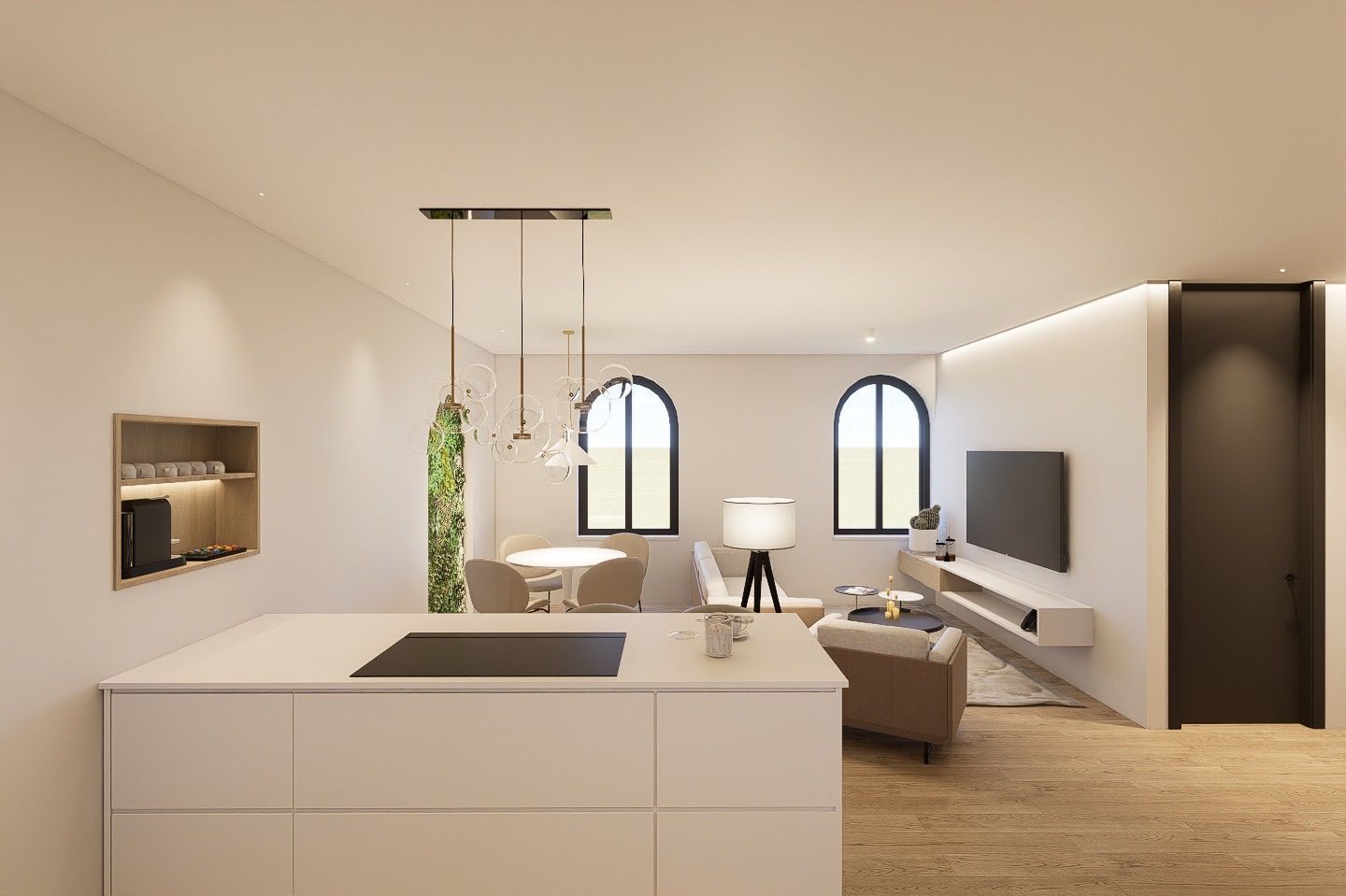 Living room of Flat for sale in Grado  with Air Conditioner and Heating