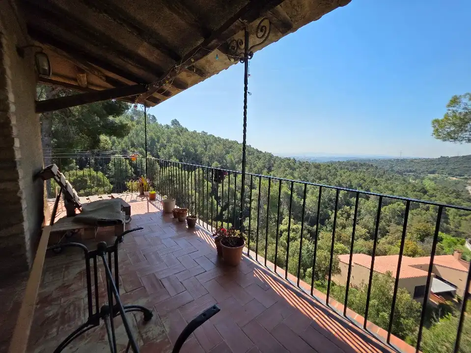 Terrace of Country homes for sale in Castellar del Vallès  with Heating, Private garden and Swimming Pool