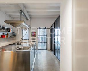 Kitchen of Flat for sale in  Barcelona Capital  with Air Conditioner, Private garden and Storage room