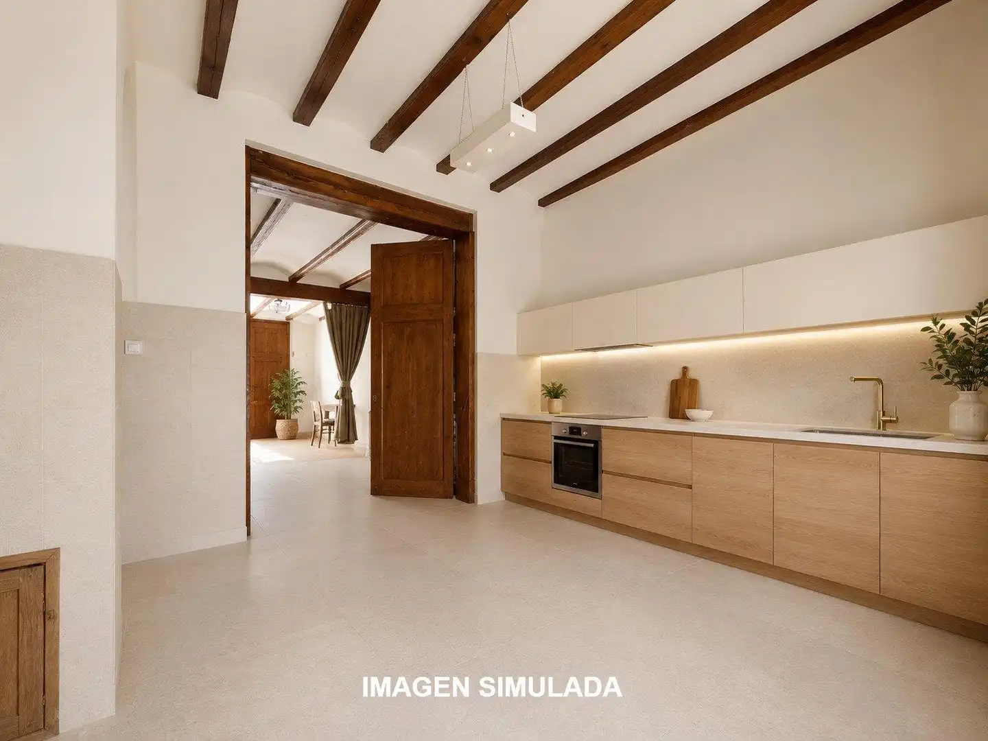 Cuina de Casa o xalet en venda en Guadassuar amb Terrassa