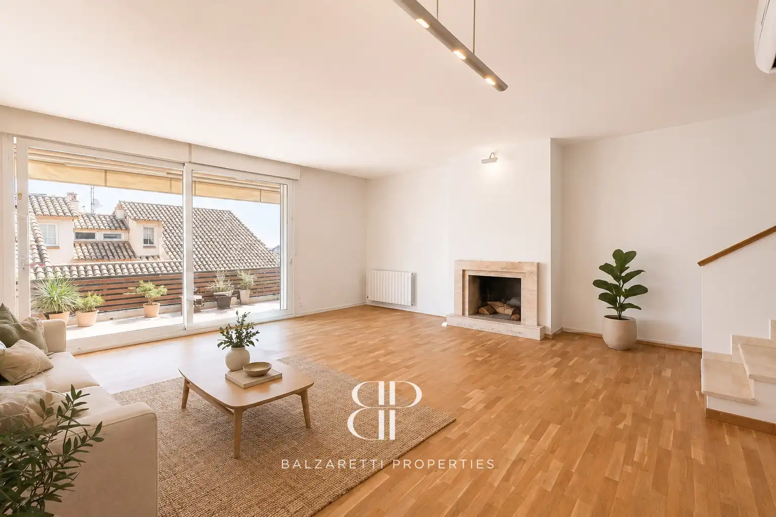 Sala d'estar de Casa o xalet en venda en Tiana amb Aire condicionat, Calefacció i Parquet