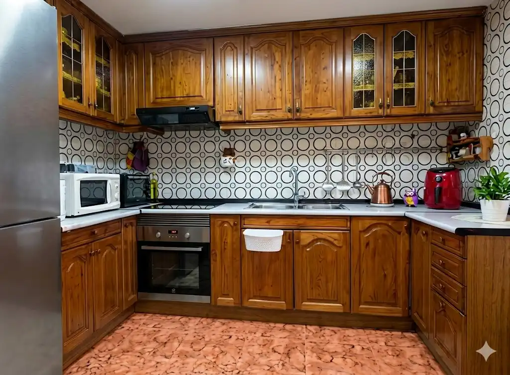Cuina de Pis en venda en Rubí amb Calefacció, Moblat i Forn