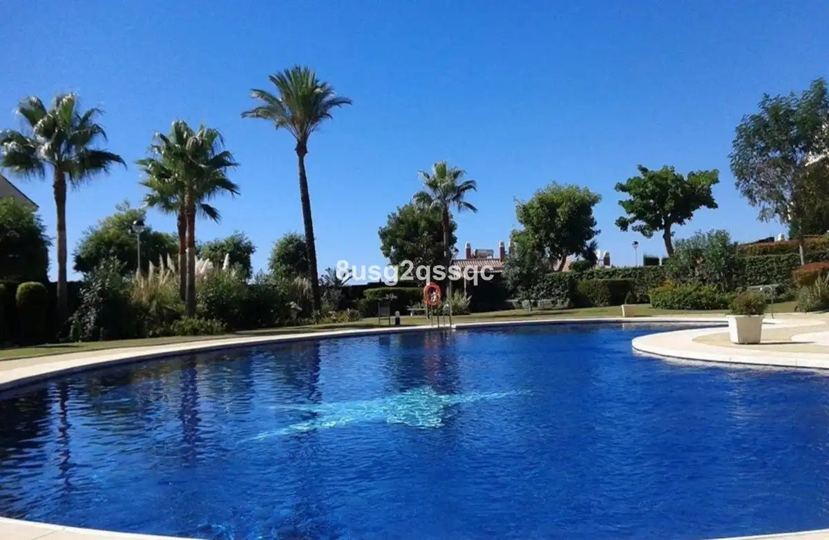 Garden of Flat for sale in Estepona  with Air Conditioner, Furnished and TV