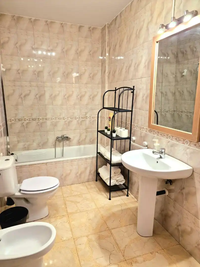 Bathroom of Flat for rent in Úbeda  with Air Conditioner and Furnished