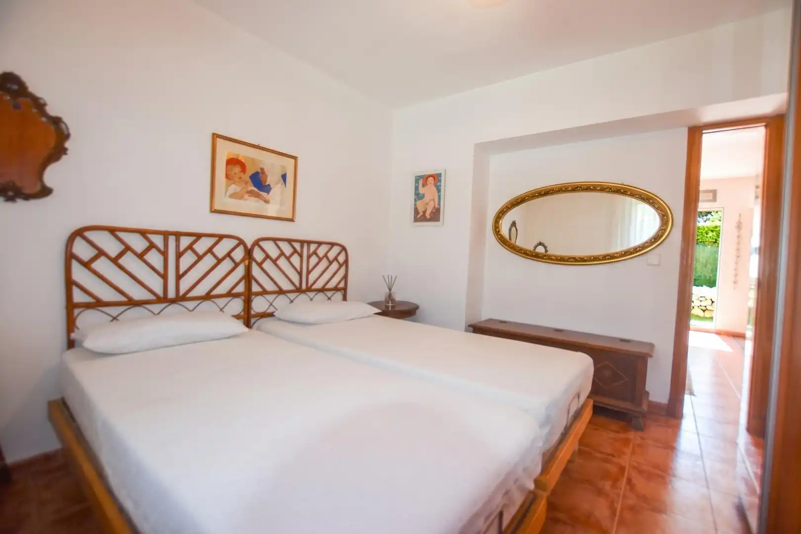 Dormitori de Casa o xalet en venda en Es Mercadal amb Aire condicionat, Jardí privat i Parquet