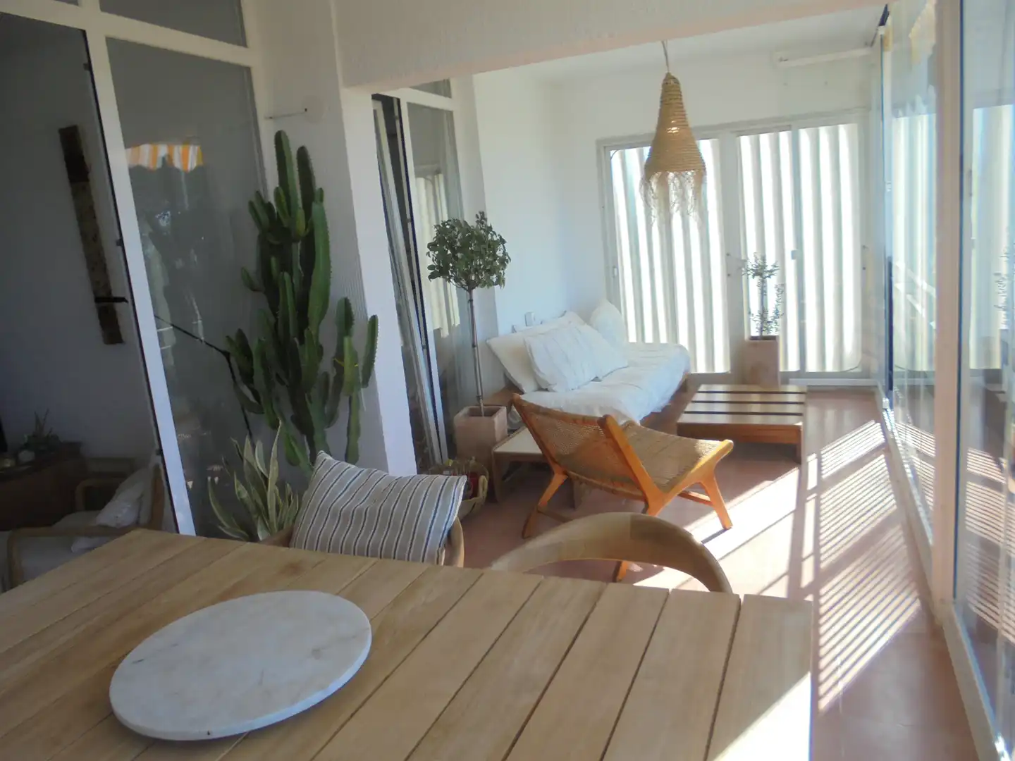 Terrasse von Wohnungen zur Miete in Oropesa del Mar / Orpesa mit Terrasse, Möbliert und Ofen