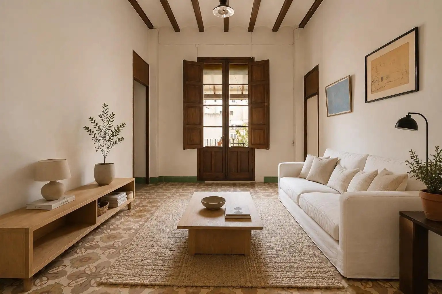 Living room of Houses for sale in Xàtiva  with Air Conditioner, Private garden and Terrace