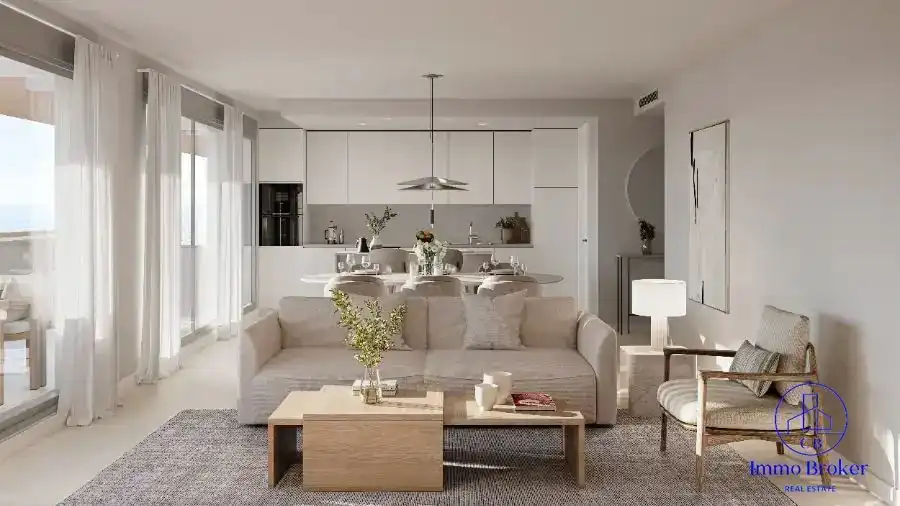 Sala de estar de Piso en venta en Estepona con Aire acondicionado, Calefacción y Trastero
