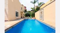Exterior view of Single-family semi-detached for sale in Marbella  with Air Conditioner, Private garden and Parquet flooring