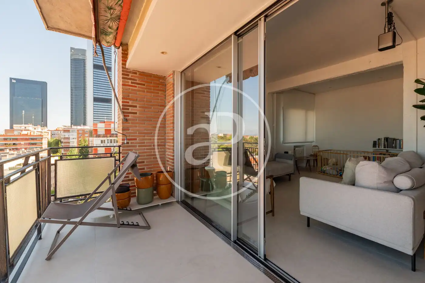 Terrasse von Wohnung zur Miete in Madrid mit Klimaanlage, Heizung und Terrasse