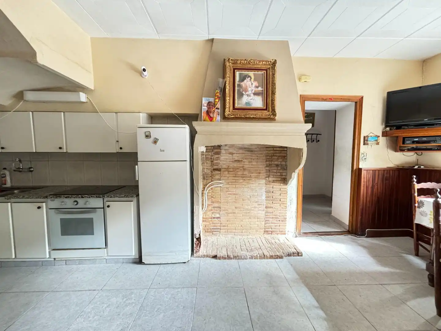 Cocina de Casa adosada en venta en Sant Feliu de Pallerols con Calefacción, Jardín privado y Terraza
