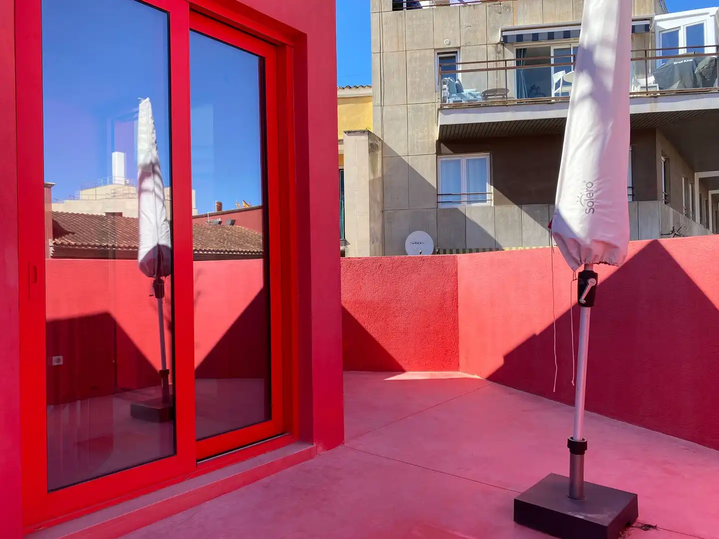 Terrasse von Maisonette zur Miete in  Palma de Mallorca mit Terrasse und Balkon