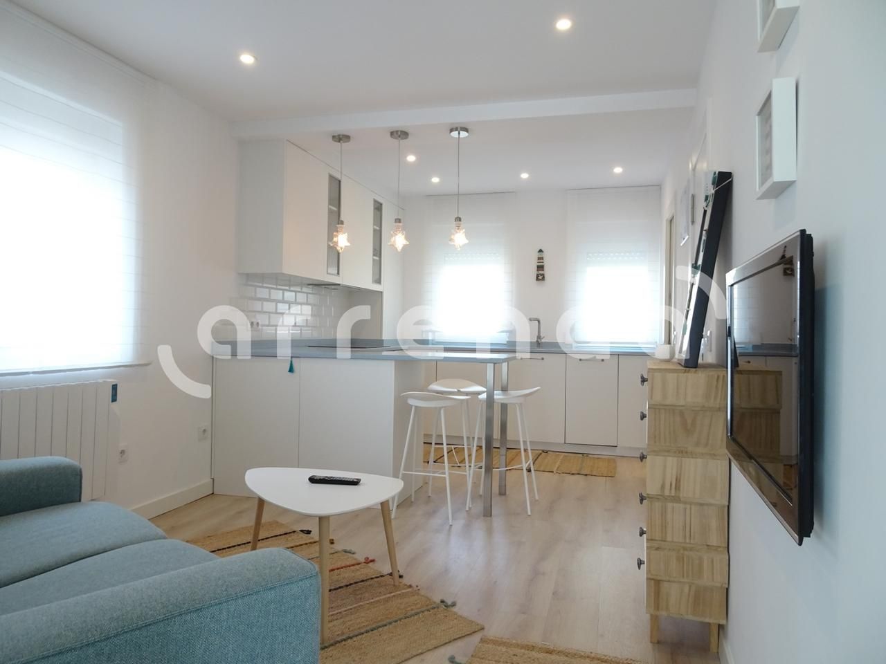 Kitchen of Apartment to rent in Santander  with Heating and Furnished