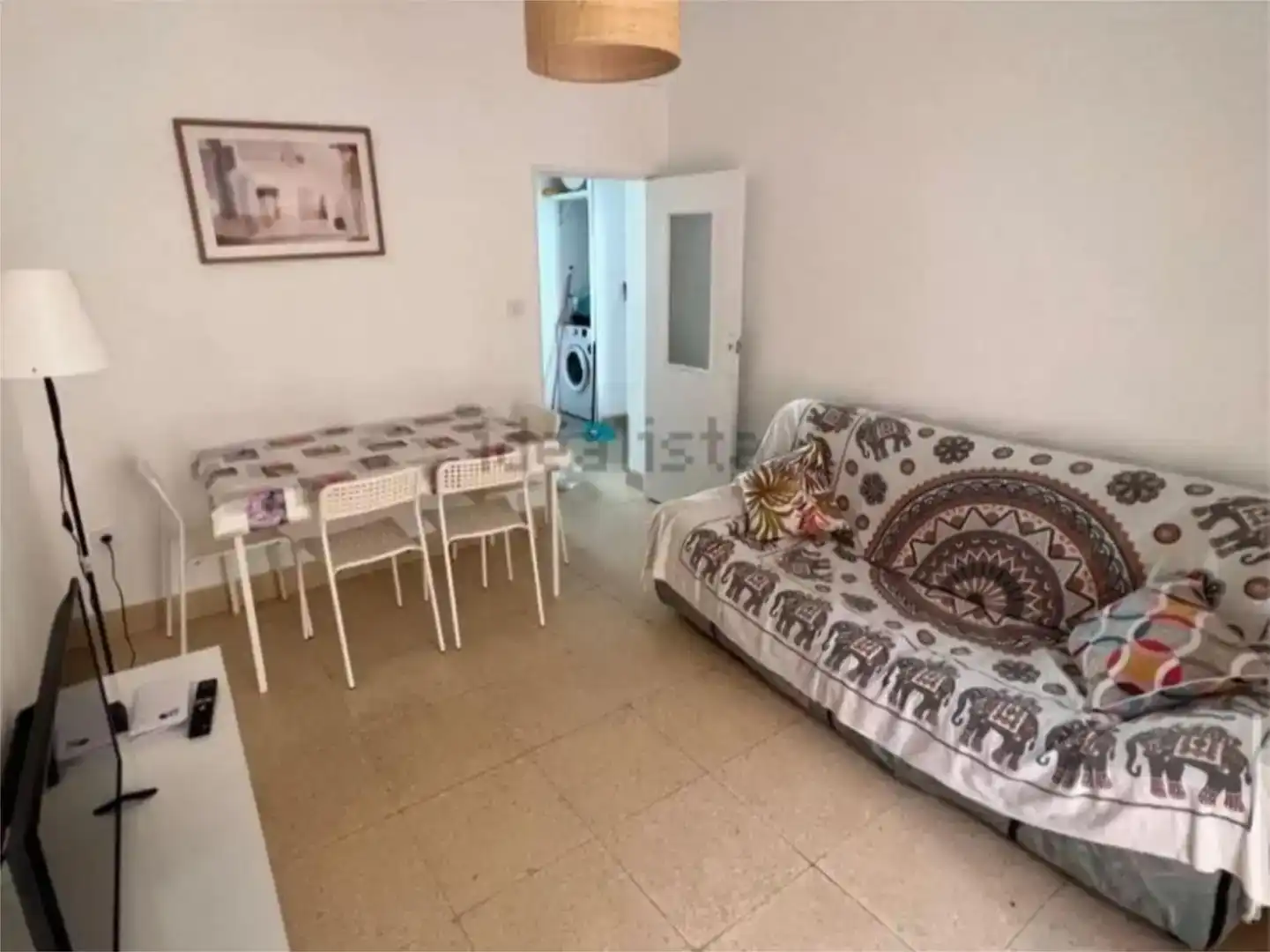 Sala d'estar de Pis per a compartir en Albacete amb Aire condicionat, Parquet i Moblat