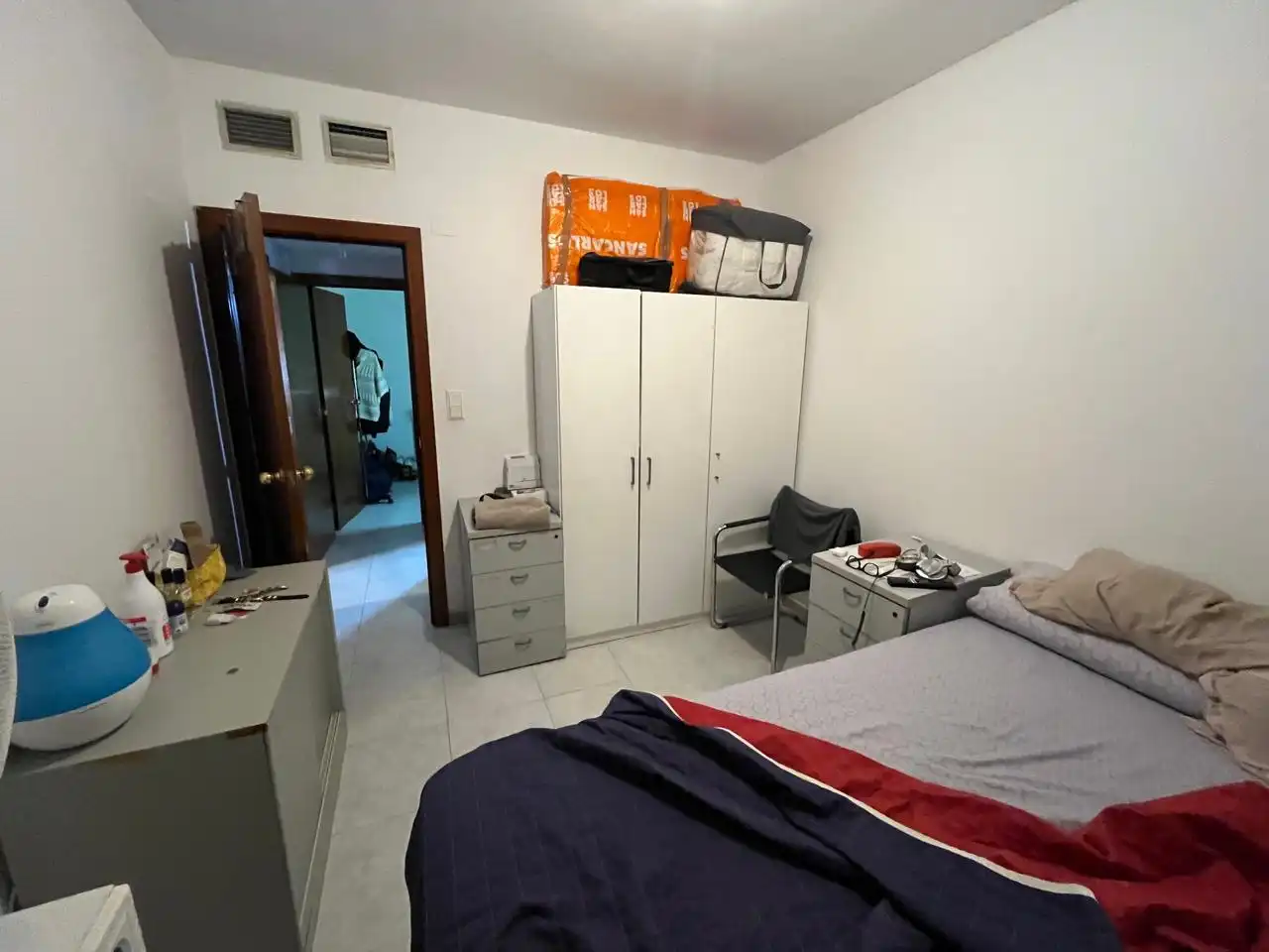 Bedroom of Flat for sale in Zaragoza  with Heating and Furnished