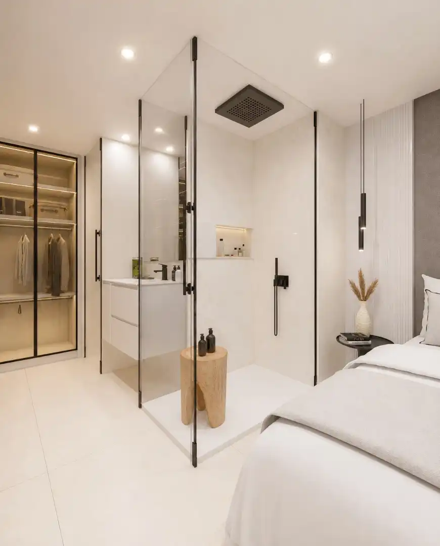 Badezimmer von Wohnung zum Verkauf in Las Palmas de Gran Canaria mit Abstellraum und Ofen