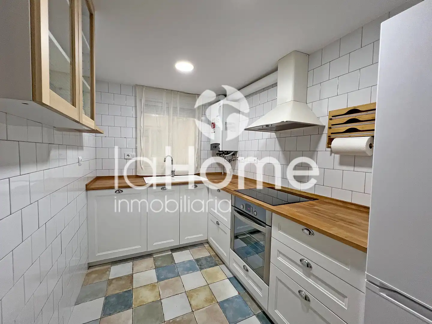 Cocina de Piso de alquiler en Valencia con Aire acondicionado, Calefacción y Parquet