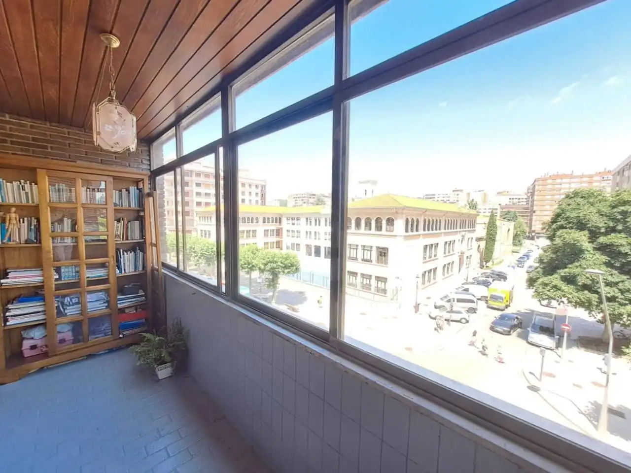 Exterior view of Flat for sale in Burgos  with Heating, Terrace and Alarm