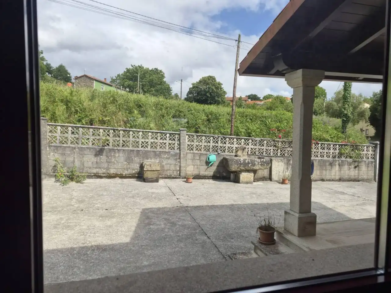 Terraza de Casa o chalet de alquiler en Vilasantar con Jardín privado