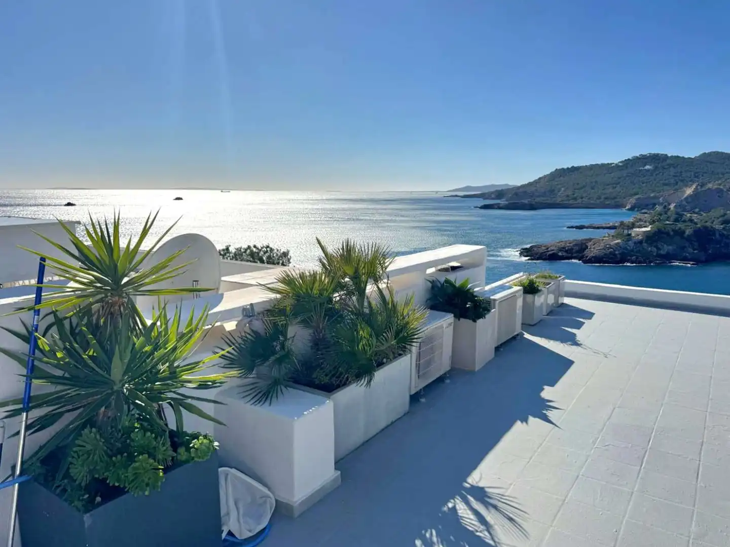 Terrace of Duplexes for rent in Santa Eulària des Riu  with Air Conditioner, Heating and Terrace