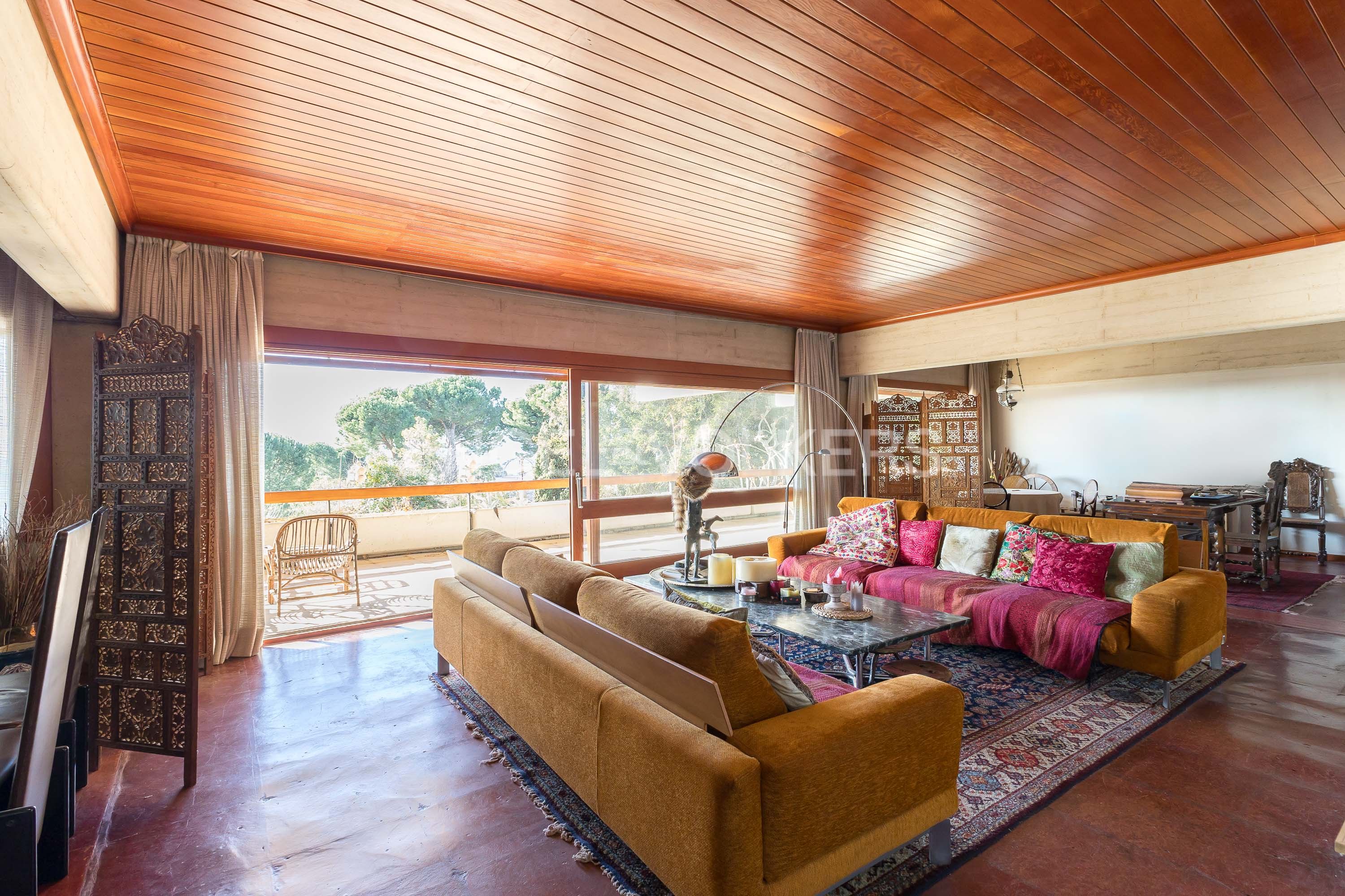 Sala d'estar de Casa o xalet en venda en Fuente del Fresno amb Calefacció, Jardí privat i Terrassa