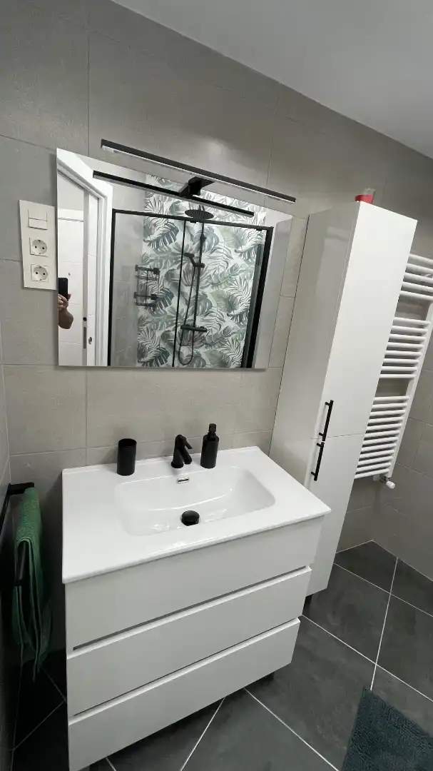 Bathroom of Flat for sale in Portugalete  with Heating, Storage room and Furnished