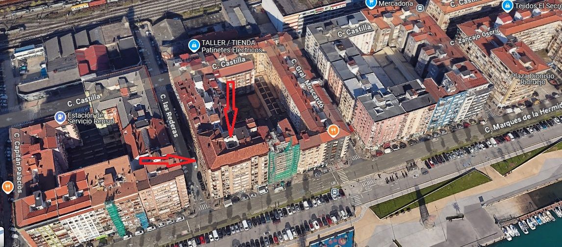 Vista exterior de Pis en venda en Santander amb Calefacció i Terrassa