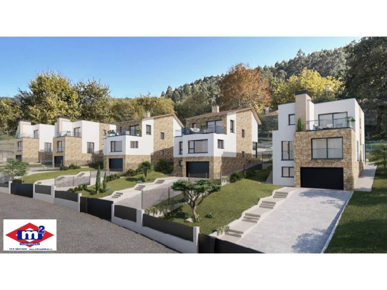 Vista exterior de Casa o xalet en venda en Gondomar amb Jardí privat i Terrassa