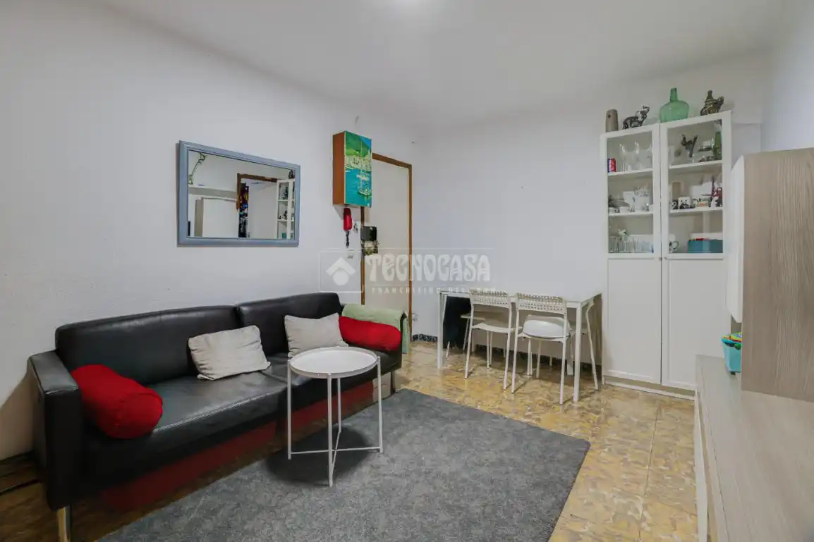 Sala de estar de Piso en venta en Barcelona con Balcón