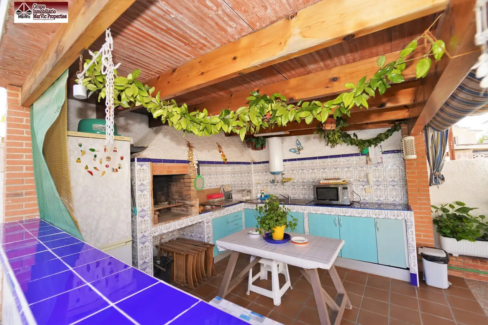 Cocina de Casa o chalet en venta en Benidorm con Calefacción, Jardín privado y Terraza