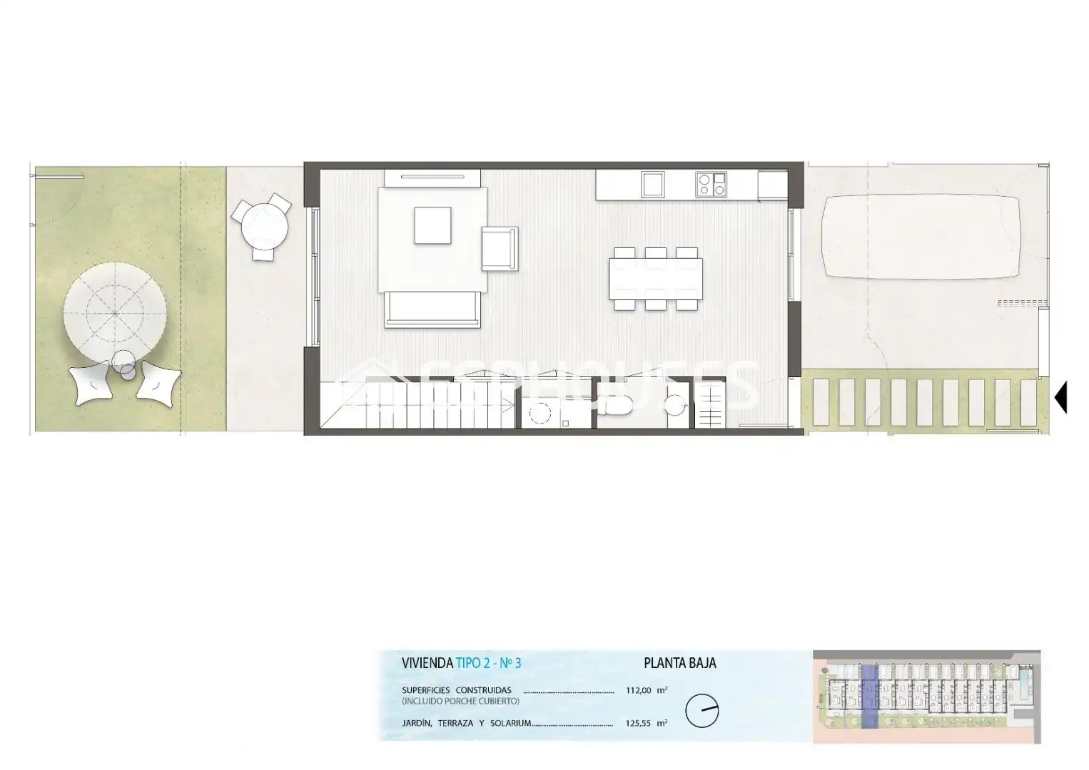 Casa pareada con terraza en venta en Pilar de la Horadada ciudad, imagen 11
